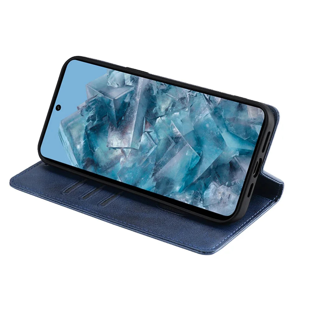 Luxus Leder Flip-Hülle für Pixel-Serie