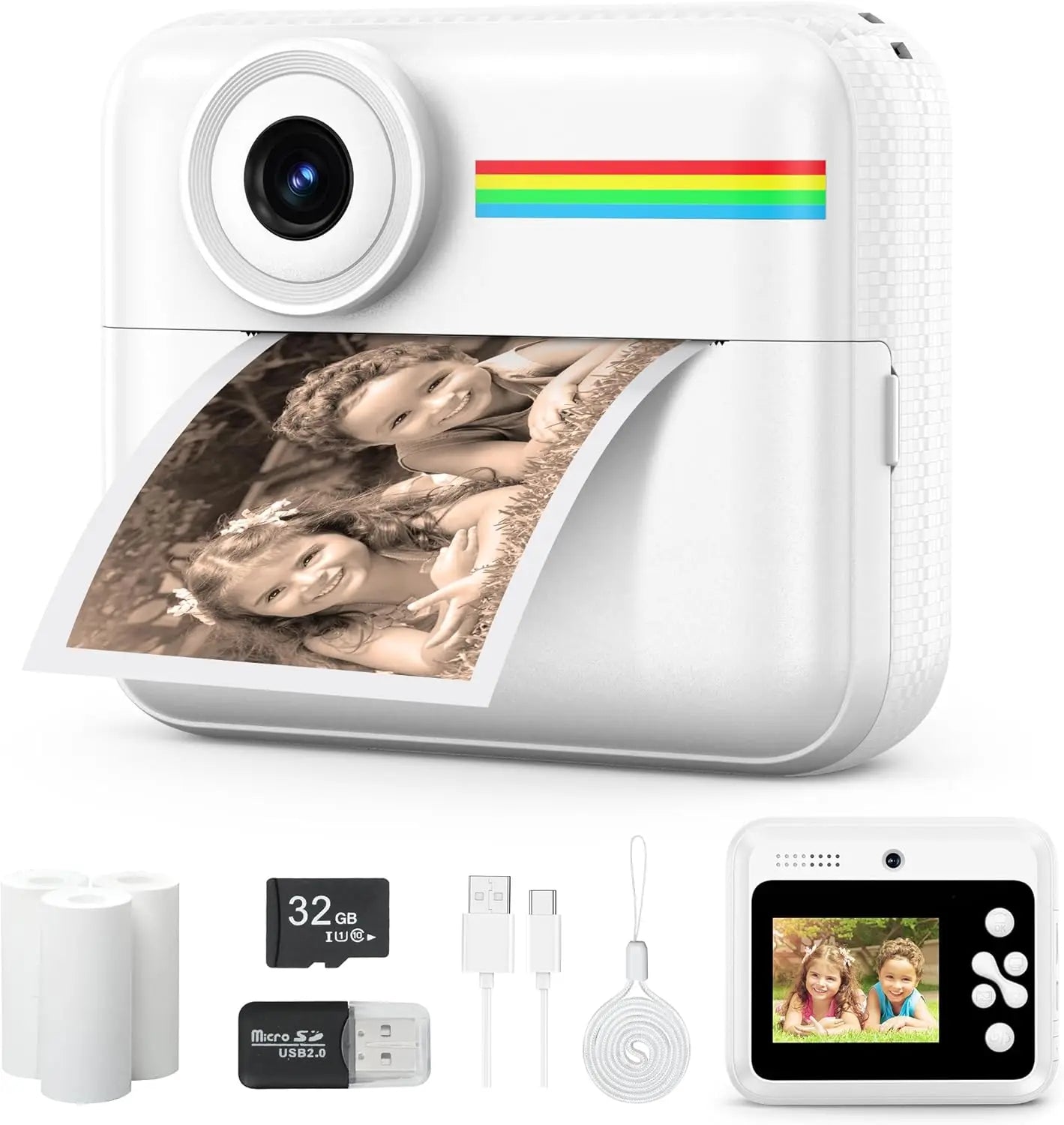 Mini Kinderkamera Sofortdruck Tragbare HD Digitalkamera