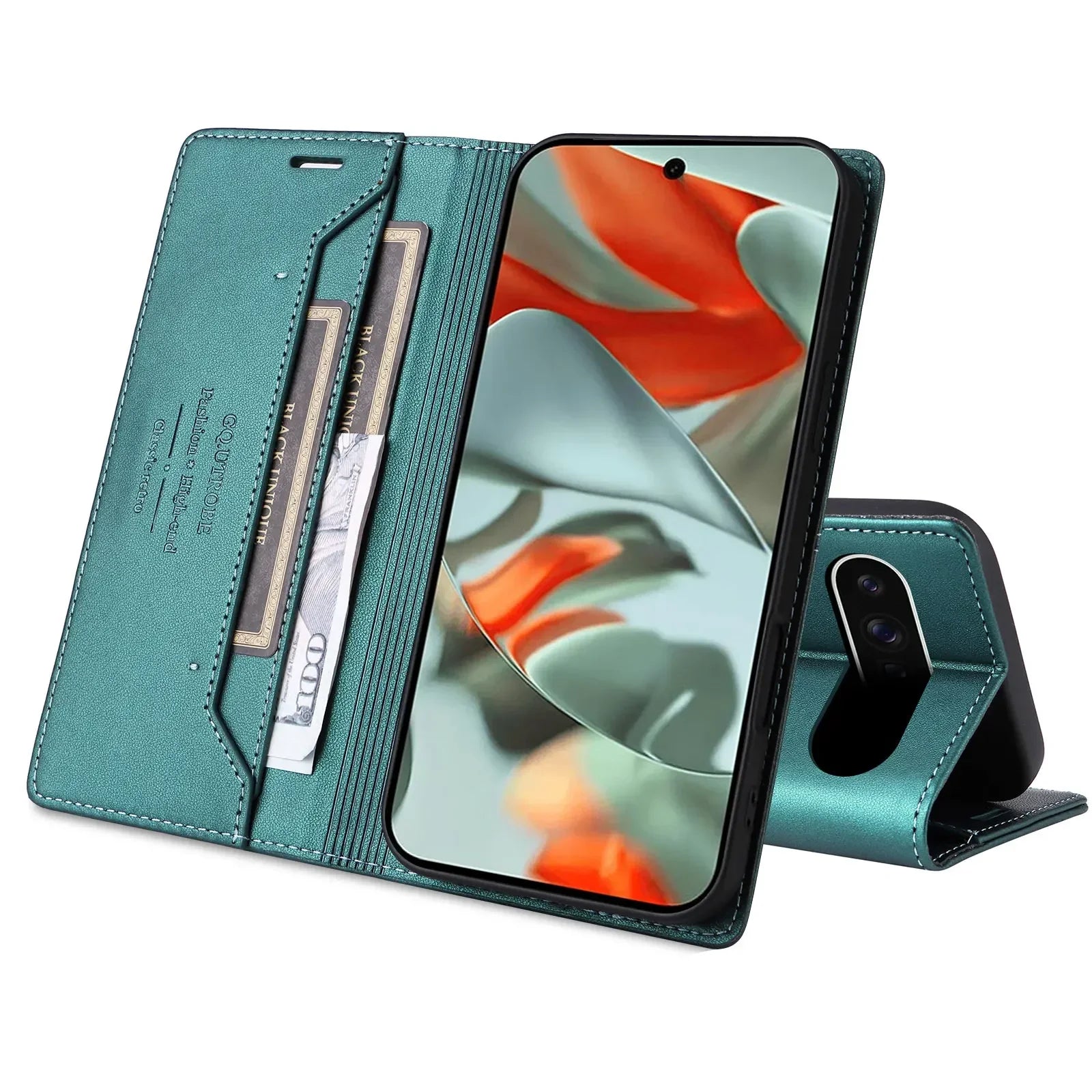 Business Leder Flip Hülle Pixel 10–7A