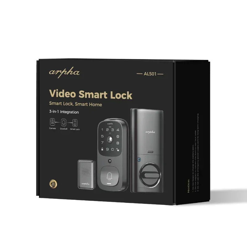 Smartes Türschloss mit Kamera & WLAN 10000mAh