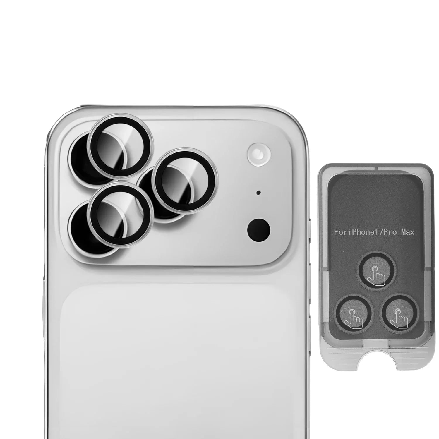 Clear camera lens protector for iPhone 17 series