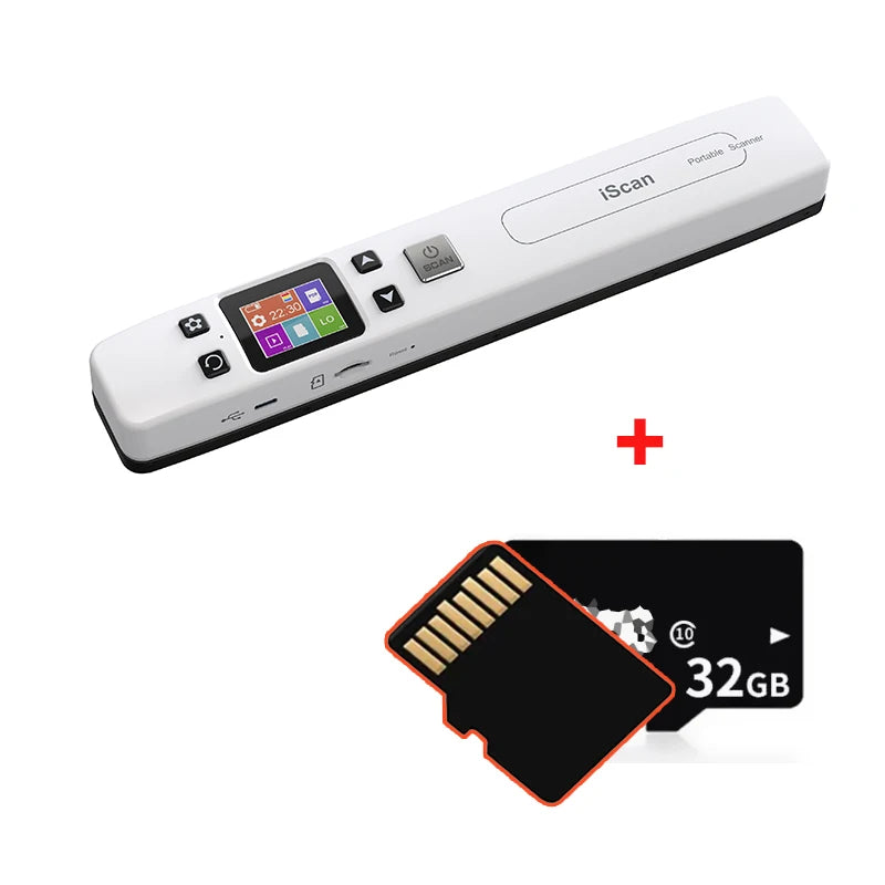 Tragbarer WLAN-Dokumentenscanner mit 1050 DPI