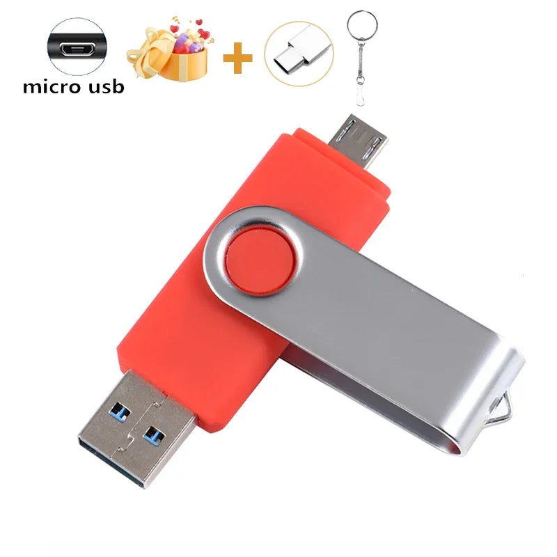 2-in-1 USB-Flash-Laufwerk 128 GB