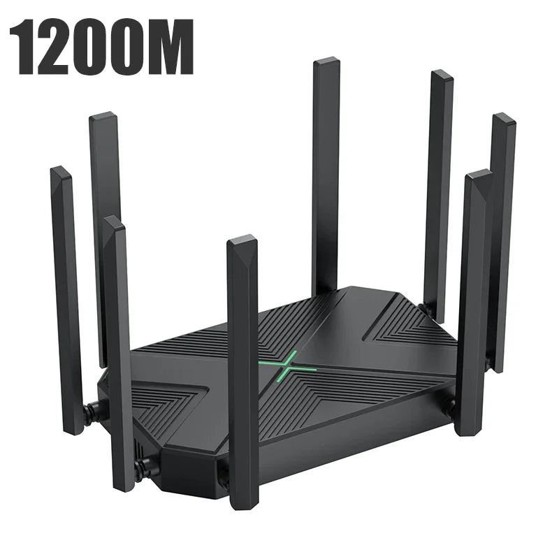 1200 Mbit/s WLAN Repeater mit 8 Antennen & Firewall