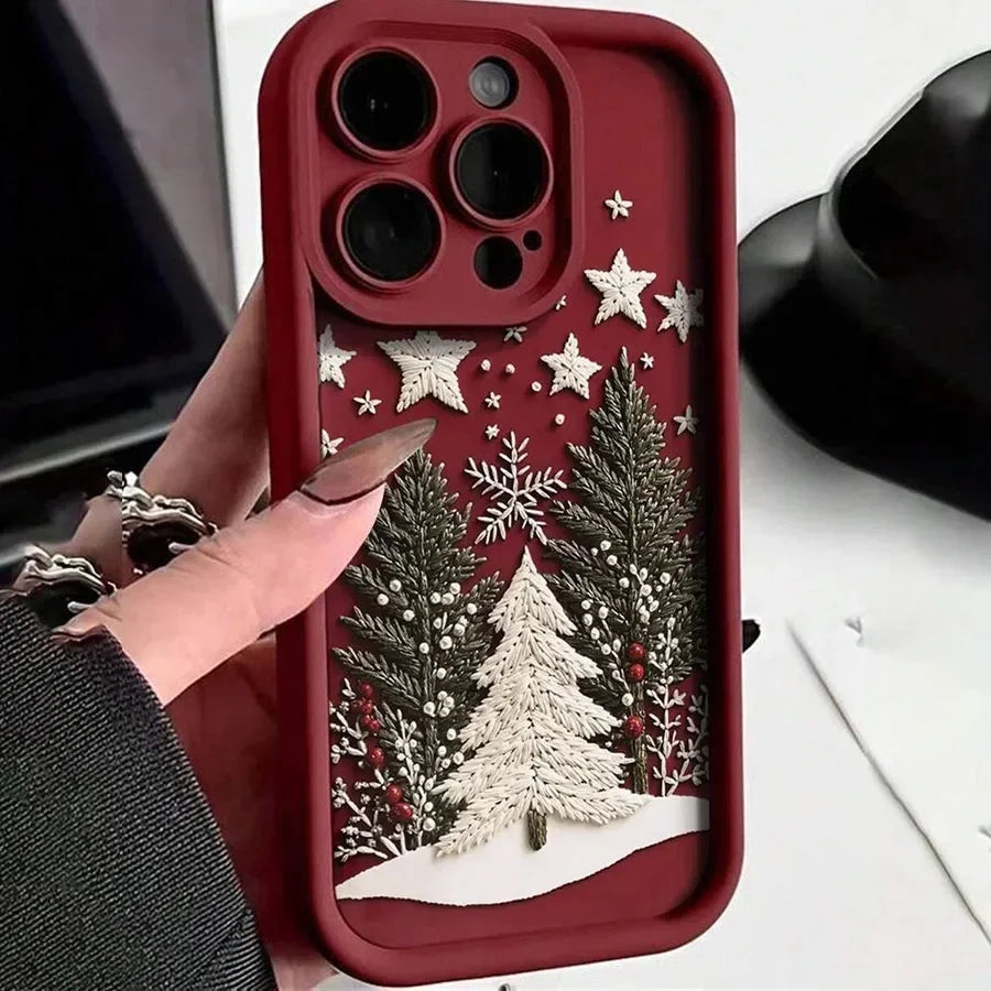 Weihnachtsbaum Handkette Hülle für Samsung S25