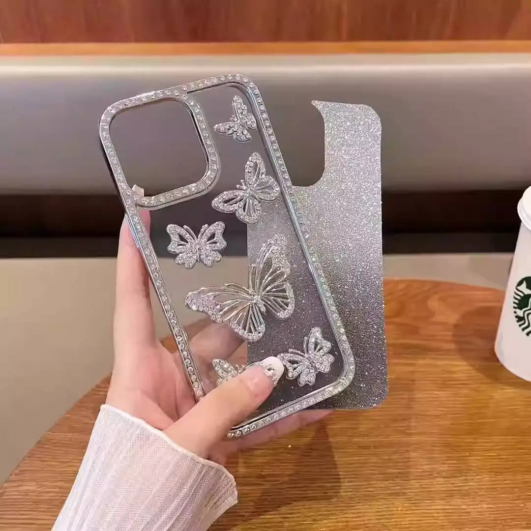 Elegante Handyhülle mit Diamantkamera für iPhone 17