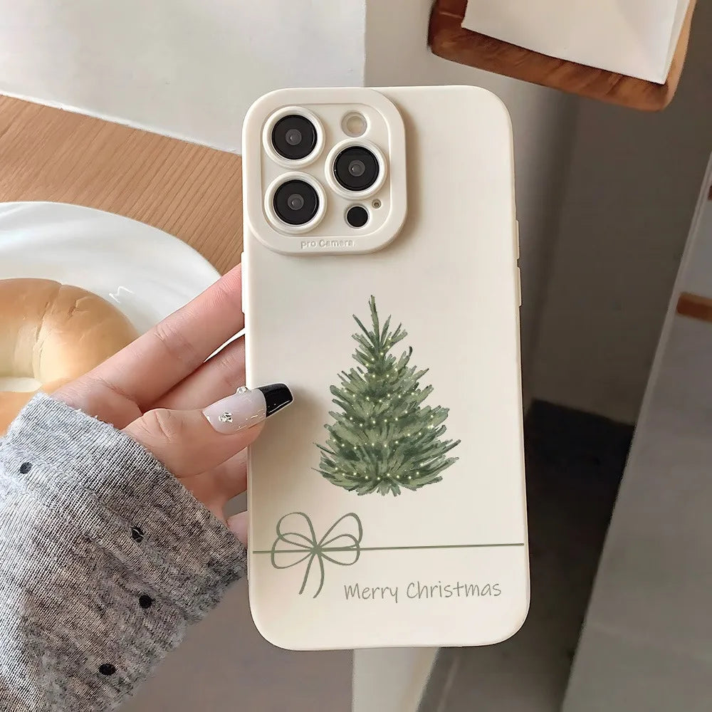 Weihnachts TPU Hülle Grün für iPhone 17 Pro Max