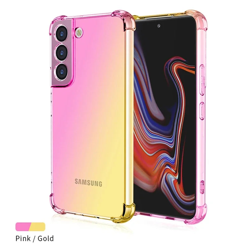 Gradient TPU Airbag Hülle für Samsung Galaxy S25
