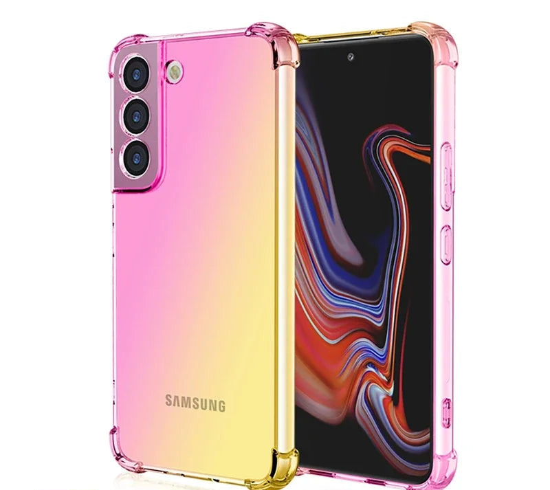 Gradient TPU Airbag Hülle für Samsung Galaxy S25