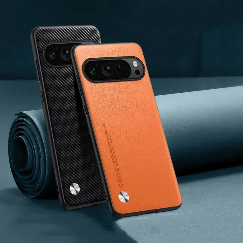 Luxuriöse Lederhülle für Google Pixel