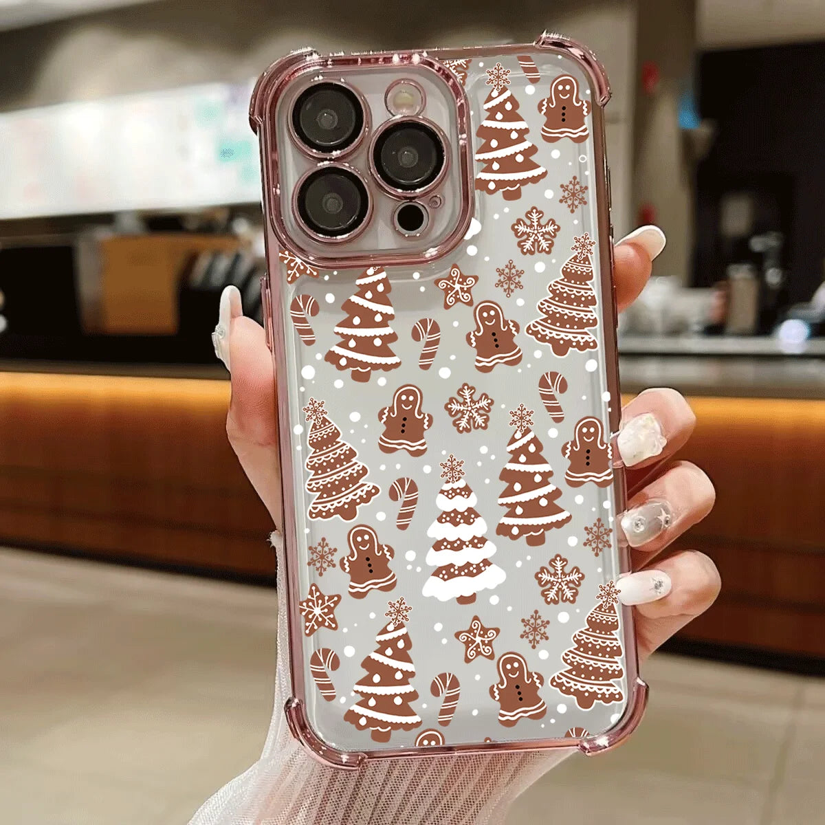 Pixel 10 9 8 Huelle Silikon Transparent Cartoon Muster Schutz