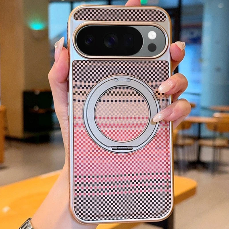 Drehbare PU-Leder Hülle für Google Pixel 10