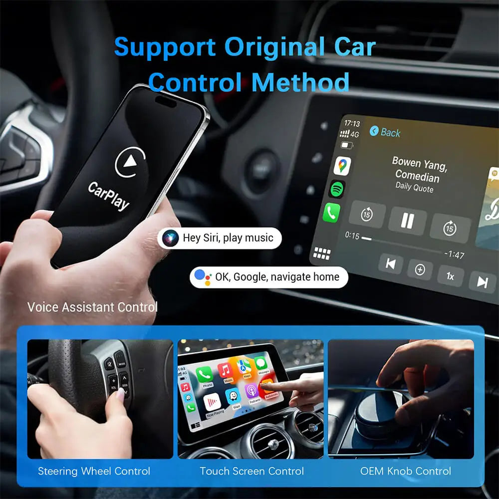 Kabelloser CarPlay Android Auto Adapter Mini