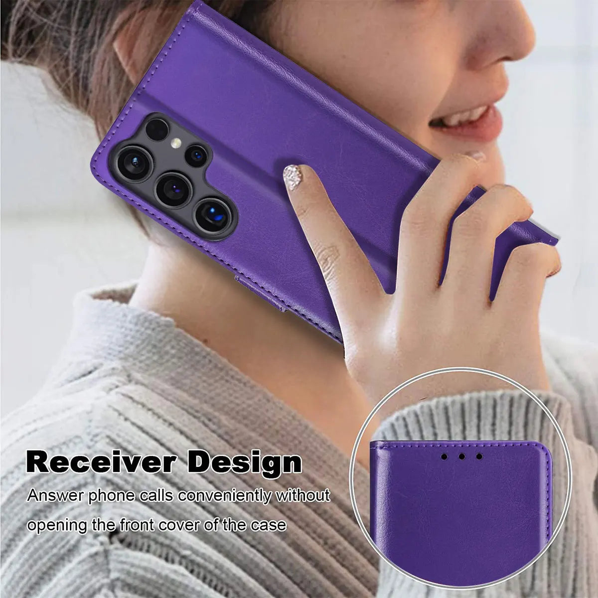 Lila Samsung Galaxy S23 Ultra Hülle