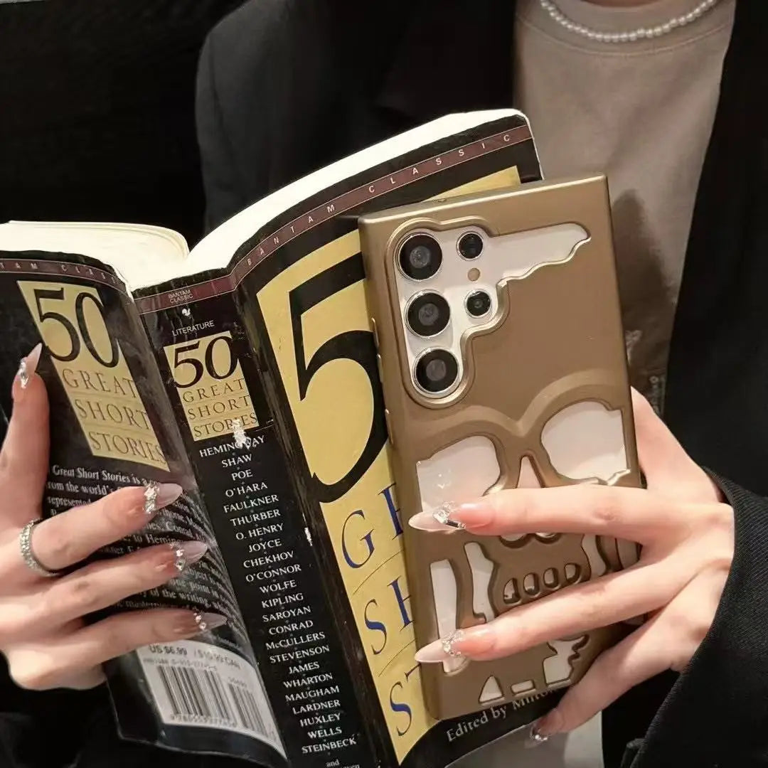 Ghostface Metal Case for Galaxy S23 S24 S25