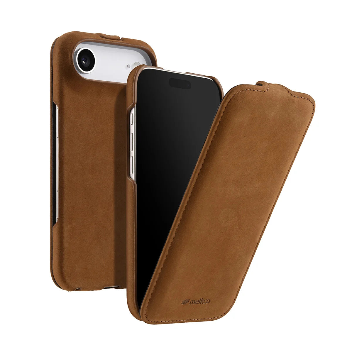 Echtleder Flip Case für iPhone 17 Pro Max