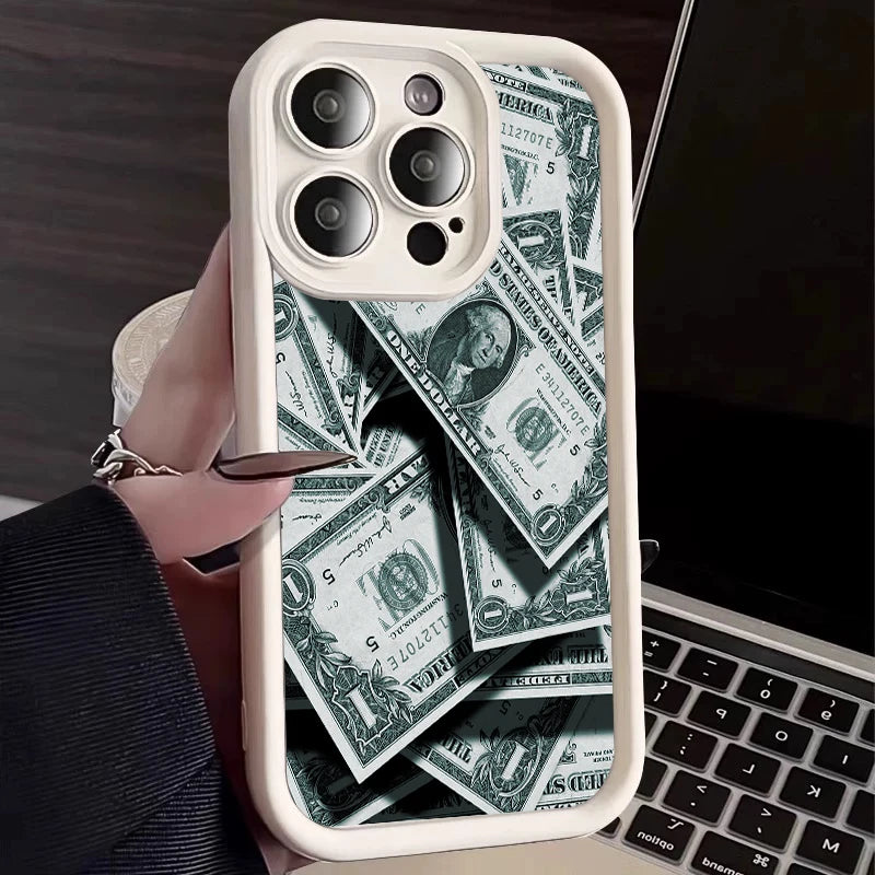 Pink Dollar Design Soft Case for iPhone 17