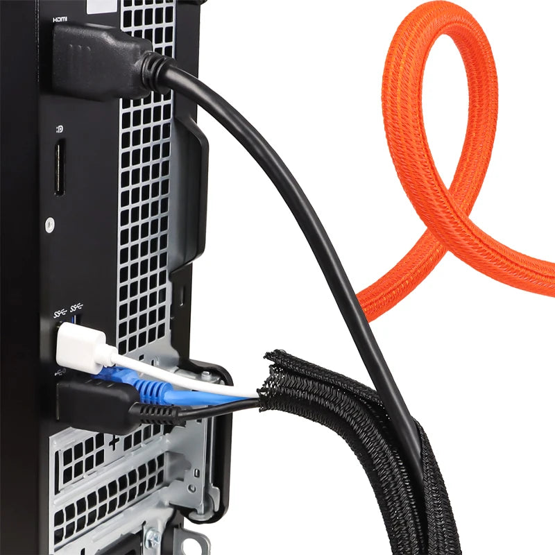 Selbstschließender PET Kabelschutz Geflechtschlauch 3–50mm