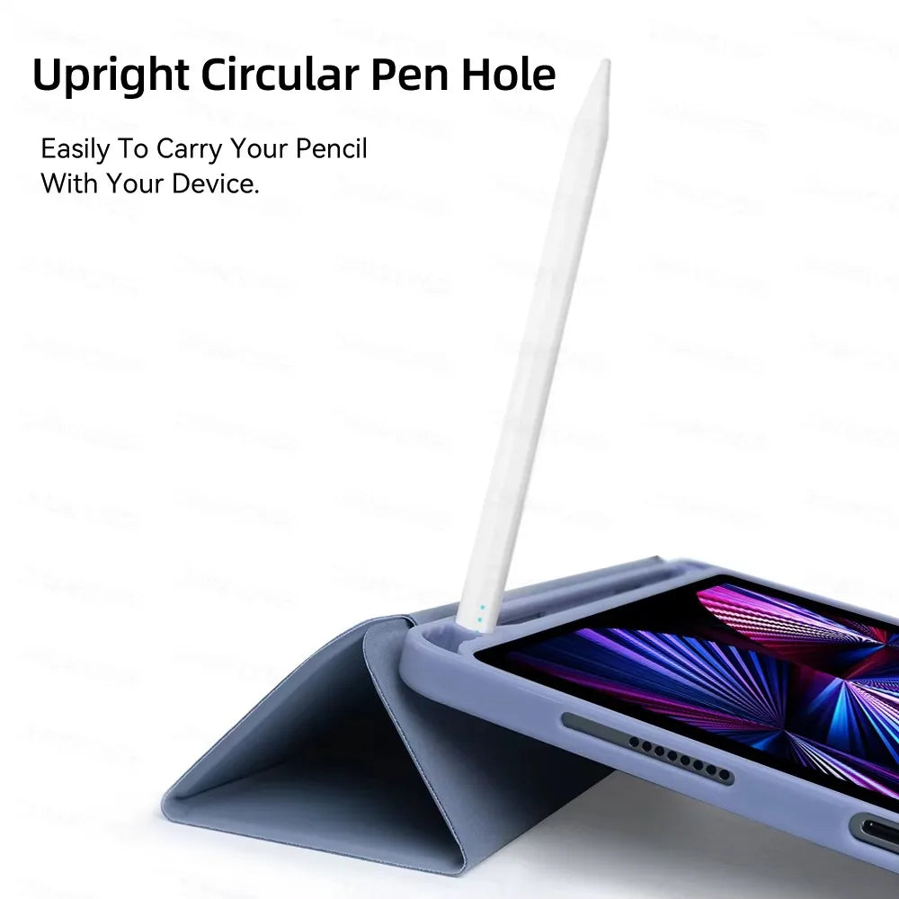 iPad case 2025 with pen holder
