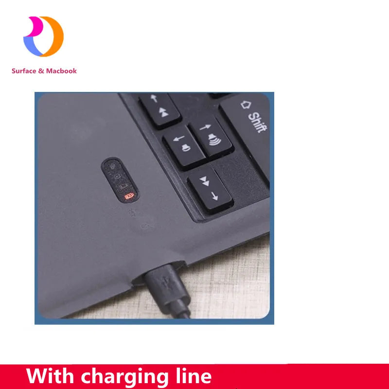 Bluetooth Tastatur mit Hintergrundbeleuchtung for Surface Pro