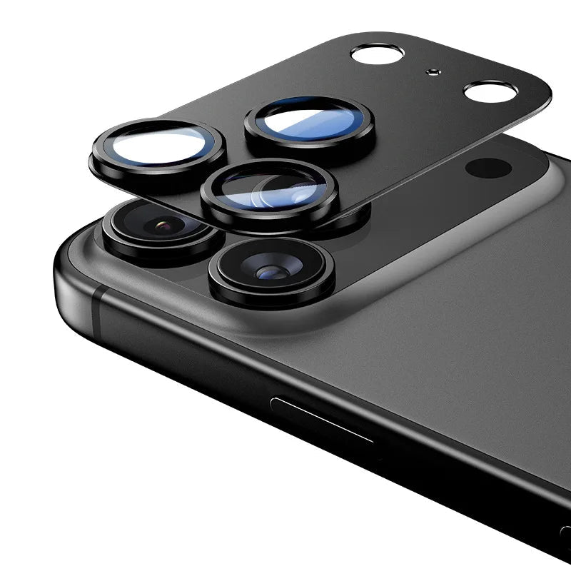 Aluminum reversing camera protector for iPhone 17