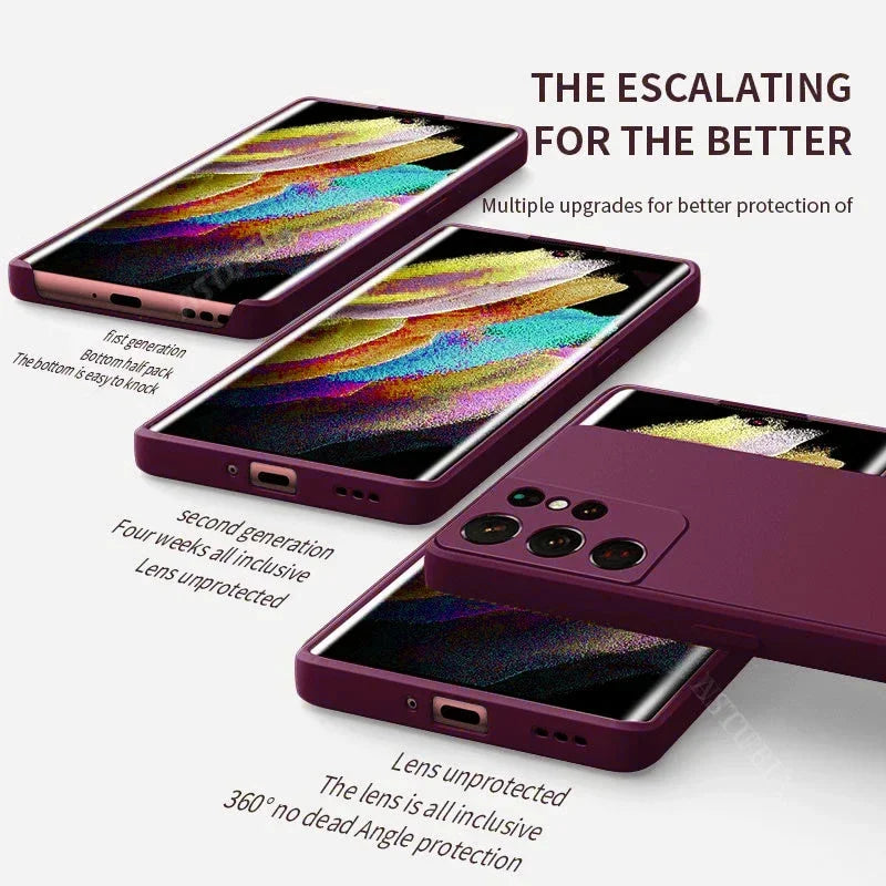 Luxus Silikonhülle für Samsung Galaxy