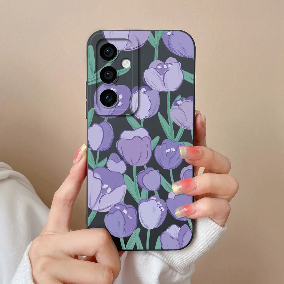 Leopardenmuster Silikonhülle mit Kameraschutz