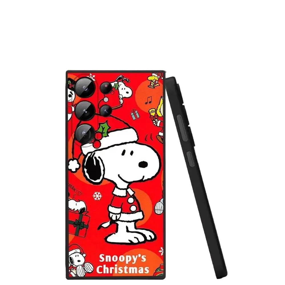 Cartoon Snoopy Weihnachts Handyhülle für Samsung S25
