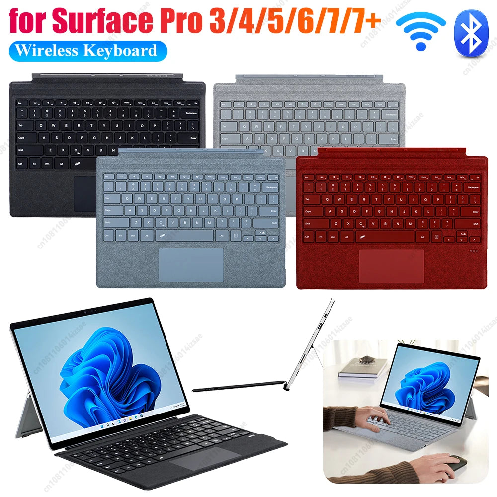 Bluetooth Tastatur mit Trackpad für Surface Pro