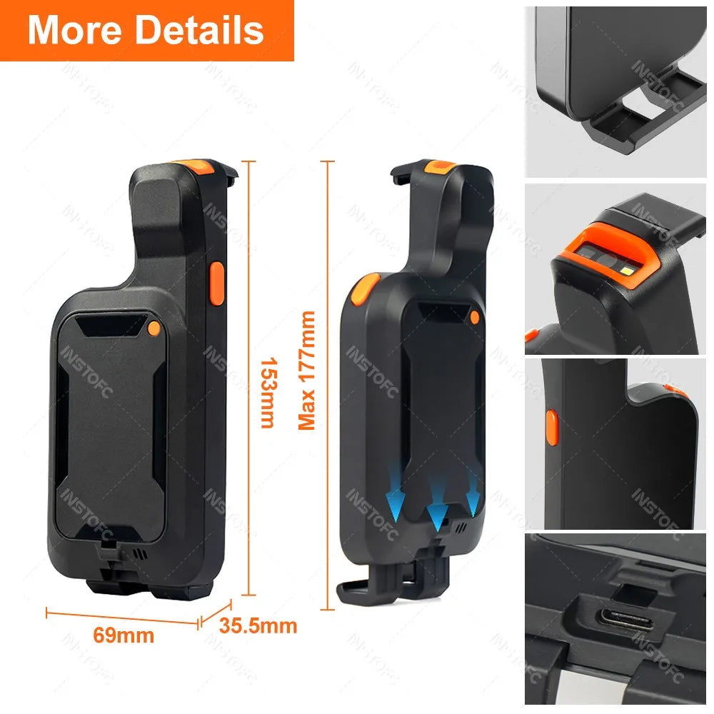 Wireless 2D QR scanner with Bluetooth and USB