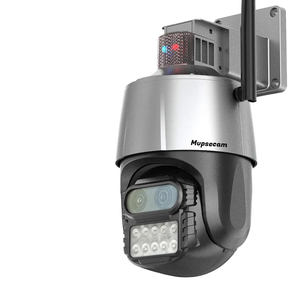 4K WLAN Überwachungskamera 8MP mit Dual-Objektiv & Zoom