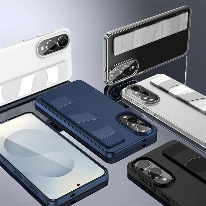 Ultra dünne Silikon-Hülle mit Handgelenkband für Samsung S25
