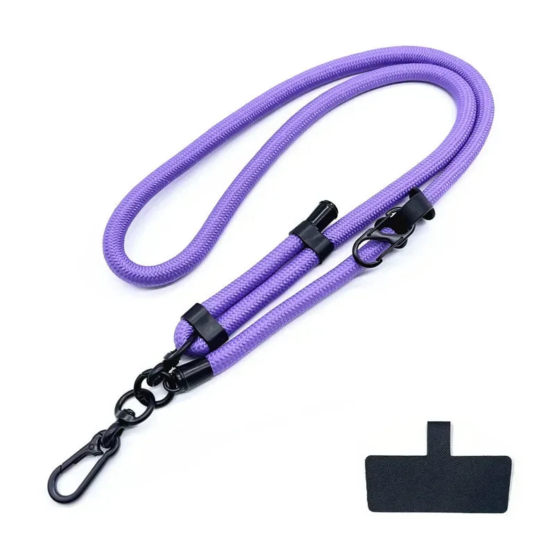Adjustable 10mm phone lanyard, 120cm, for iPhone
