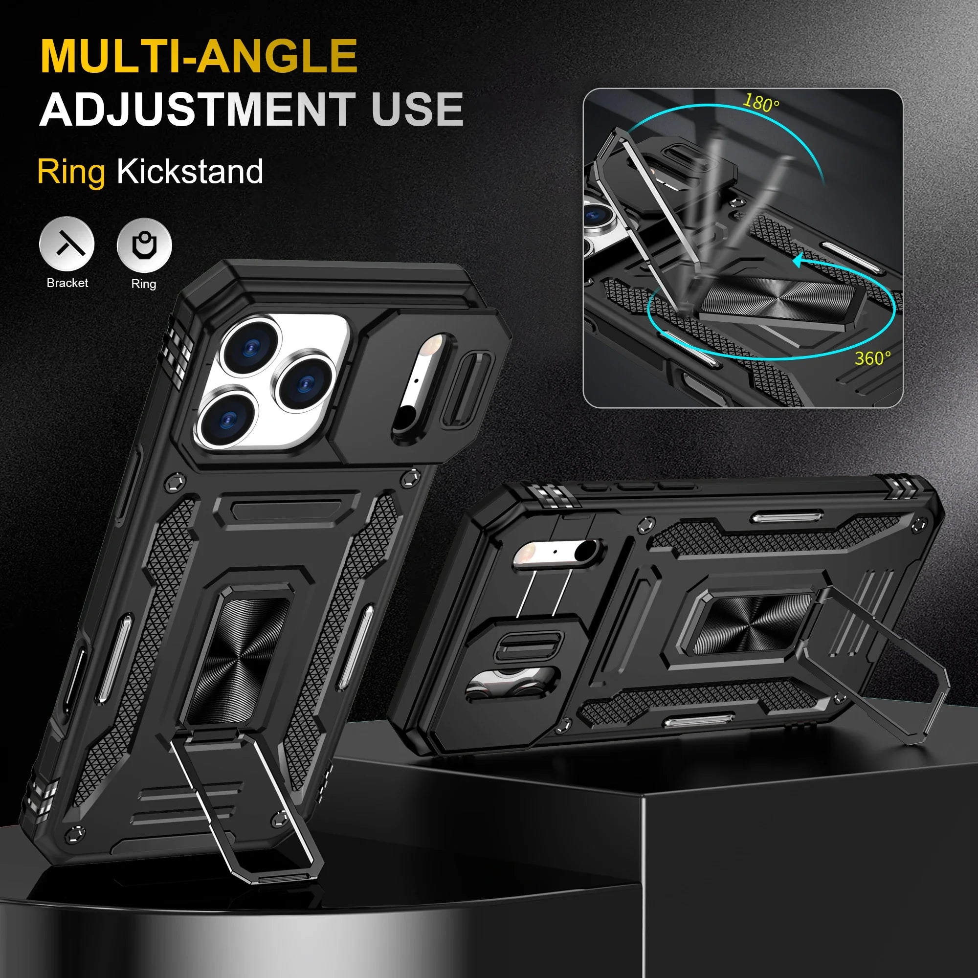 Robuste Hülle mit Kameraschutz für iPhone 17 Pro