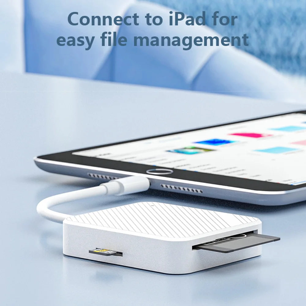4-in-1 Kartenleser Adapter Typ C & Lightning