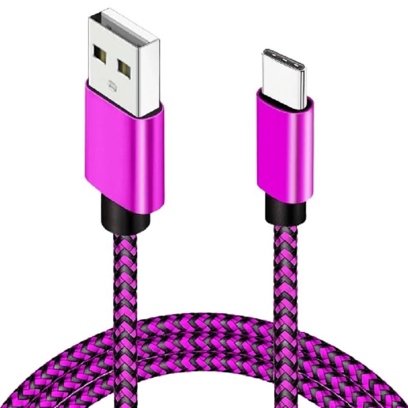 USB A auf Typ-C Schnellladekabel Nylon