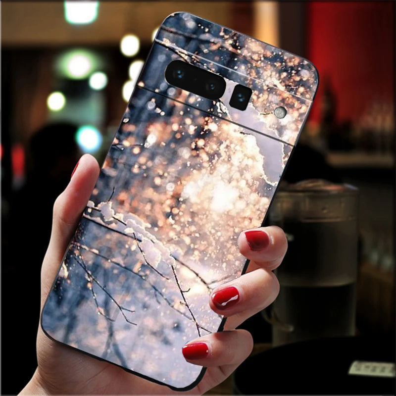 Winter TPU Hülle für Google Pixel 8 9 und 10 Schutz und Design