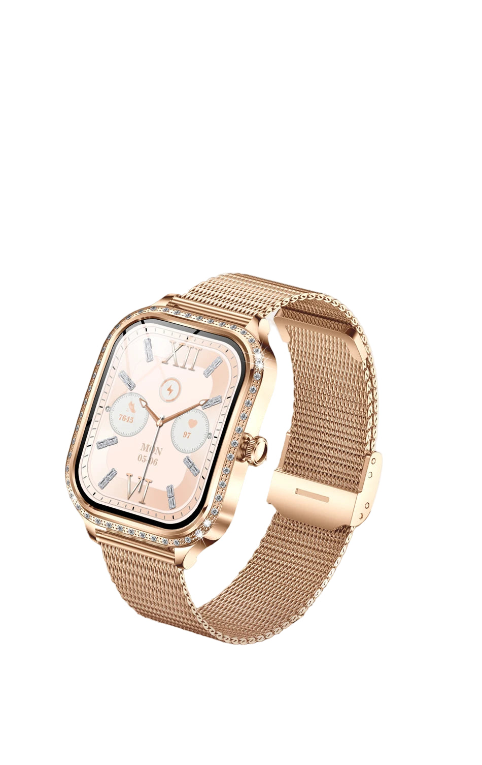 Elegante Damen Fitness Smartwatch mit Anruffunktion