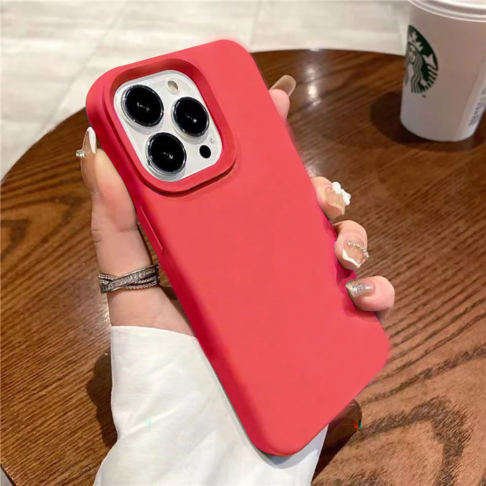 Liquid silicone shockproof iPhone case