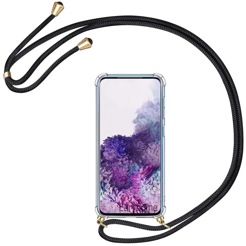 Klare Crossbody Lanyard Hülle mit Umhängeband