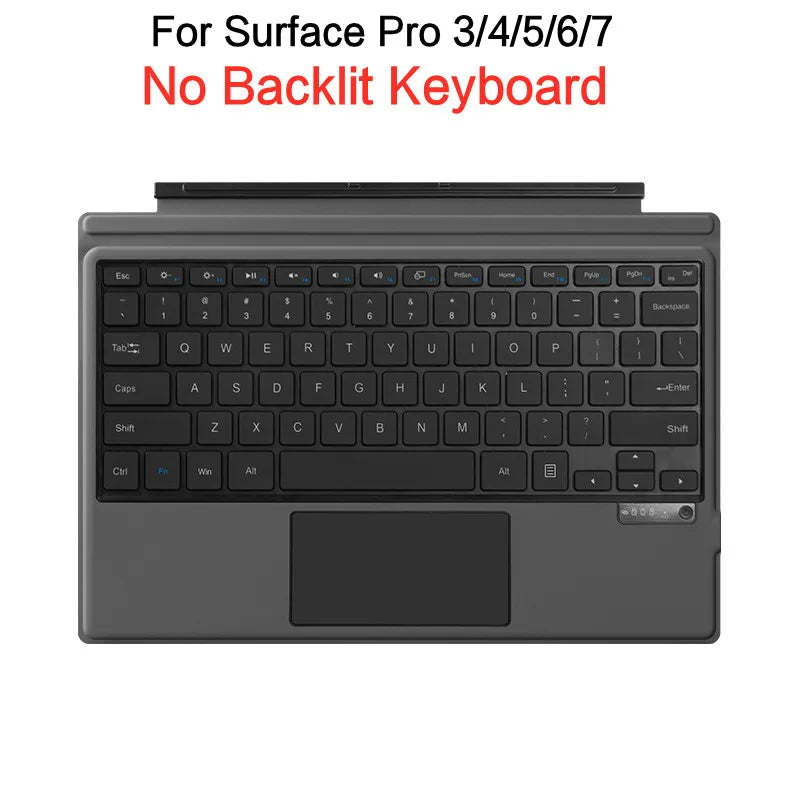 Bluetooth-Tastatur mit Trackpad für Surface Pro