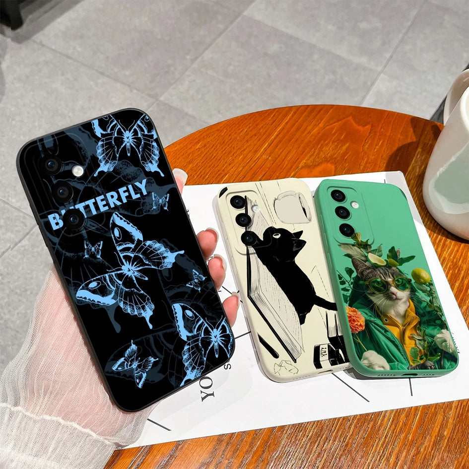 Leopardenmuster Silikonhülle mit Kameraschutz