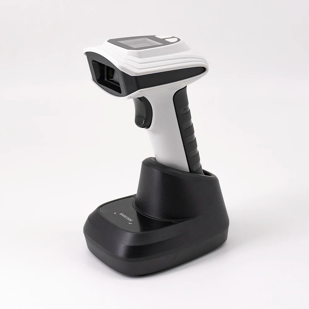Tragbarer 2D Bluetooth Barcode-Scanner mit LCD