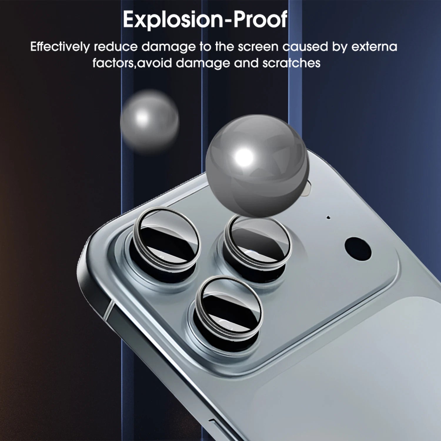 Camera lens protector set for iPhone 17 series