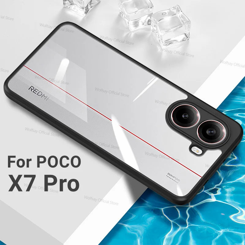 Clear TPU case for Xiaomi POCO X7 Pro