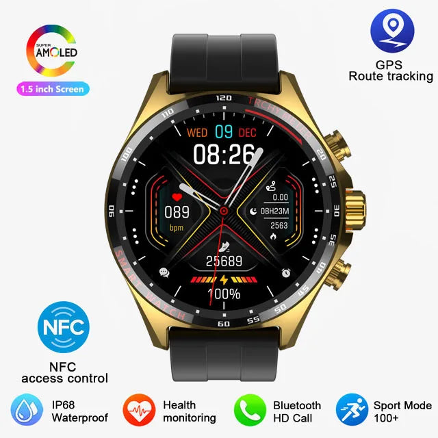 Outdoor GPS Smartwatch 2024 für Herren mit Anruf