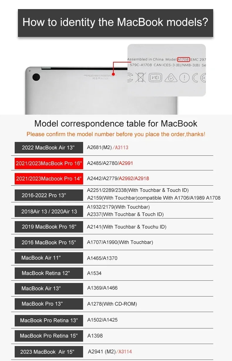 Nouveau sac pour ordinateur portable pour MacBook Air et Pro