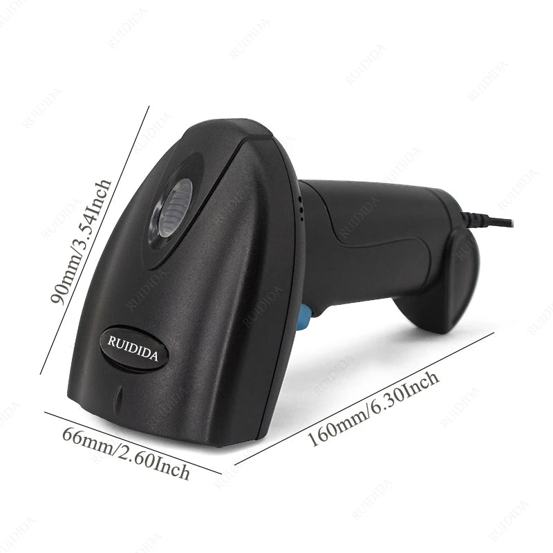 Kabelloser Bluetooth QR-Code Scanner mit Ständer