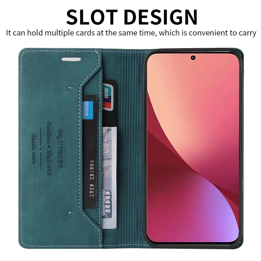 Magnetische Flip Tasche für Xiaomi & Poco