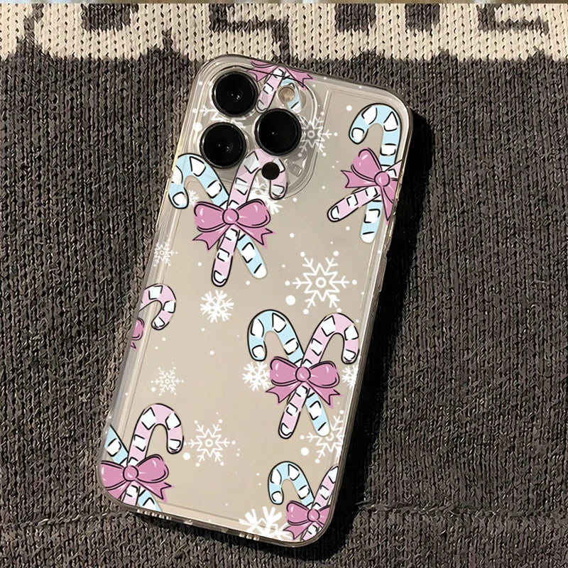 Weihnachts Winter Handyhülle Clear für Samsung S25